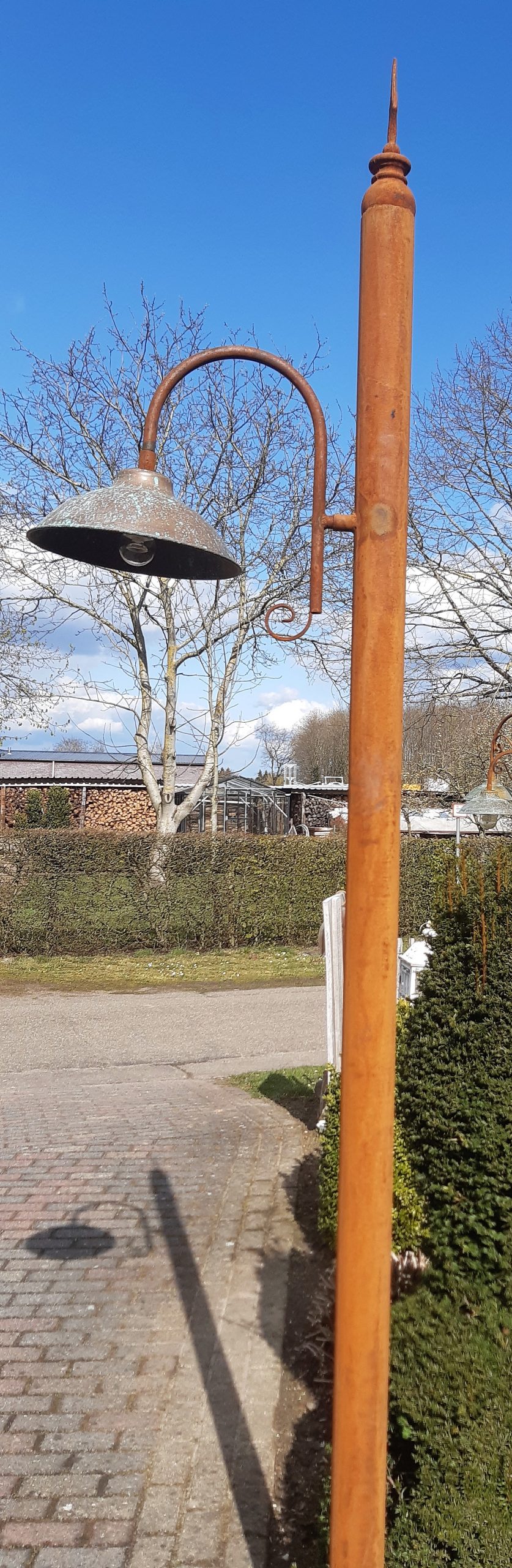 ijzeren paal voor landelijke lamp 2