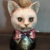 Kat met vogel - Afbeelding 1
