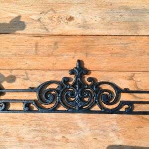 coaten raambalustrade in rustiek zwart 1 stuk